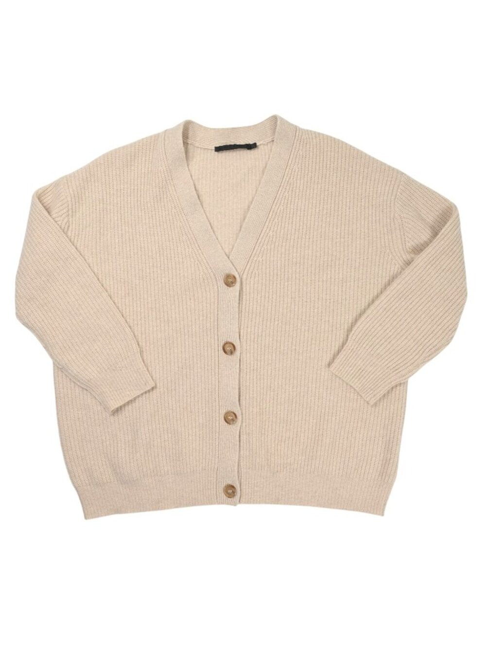 Jenni Kayne Cashmere V Neck Cardigan Sweater In Oatmeal